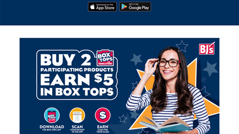 General Mills BJ's 'Box Tops' Microsite 